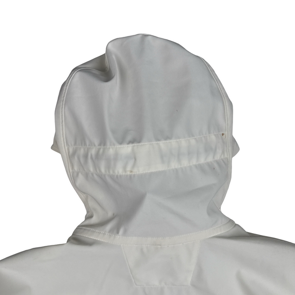 CP Company White Soft Shell R Goggle Hooded Zipped Jacket - 3XL
