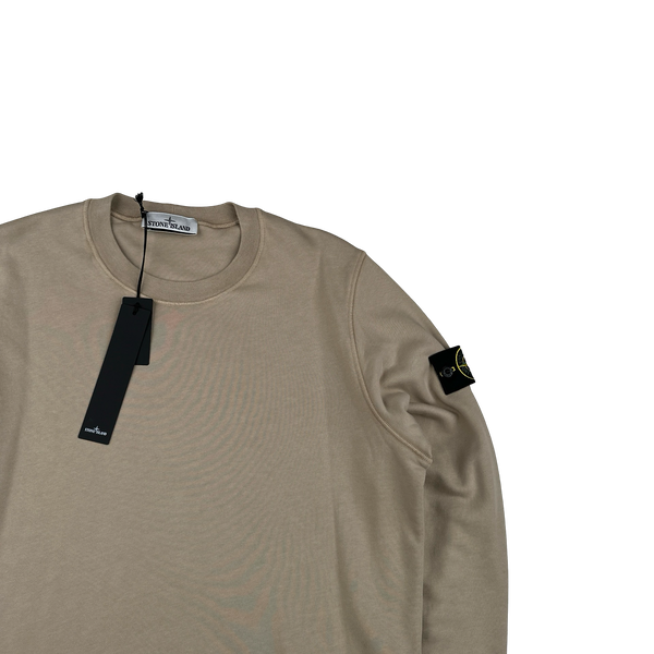 Stone Island 2023 Mocha Crewneck Sweatshirt - Large