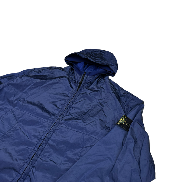 Stone Island 2008 Blue Nylon Metal Shimmer - 3XL