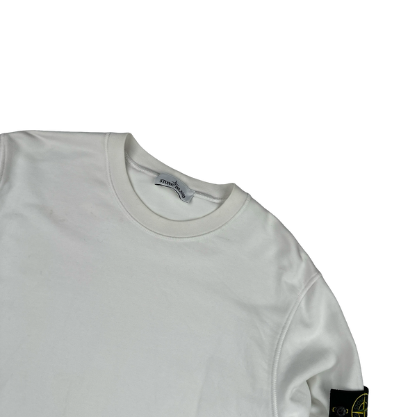 Stone Island 2021 White Crewneck Pullover Jumper - XL