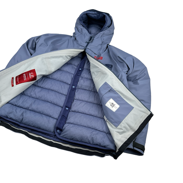 CP Company Lilac Goretex Infinium Waterproof Down Liner Jacket - XL