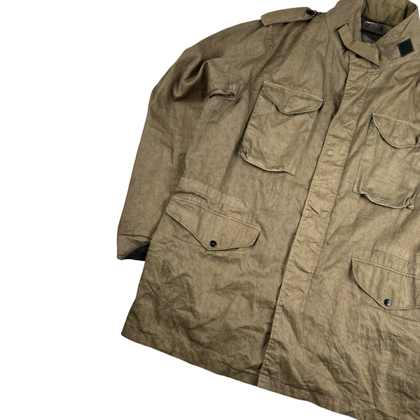 Stone Island 2005 Shoulder Badge Lino Flax Dutch Rope Jacket - XXL