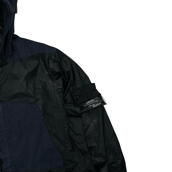 Stone Island 2013 Shadow Project Navy Gommato-R Hooded Jacket - Medium
