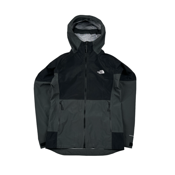 North Face Black/Grey Block Futurelight Lightweight Rain Jacket - Small