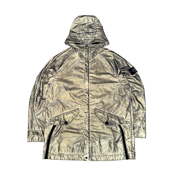 ジャケット・アウター STONE  Dust Color Finish Jacket Stone Island Membrana 3L Dust Color Finish Jacket (Schwarz