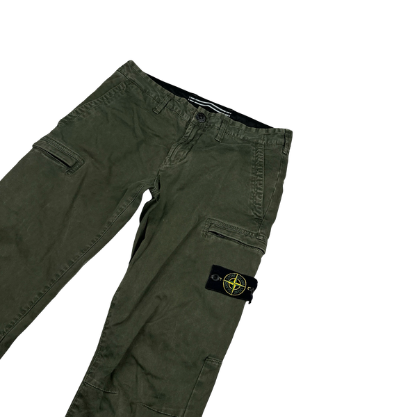 Stone Island 2020 Military Green SK Cargo Trousers - 31"