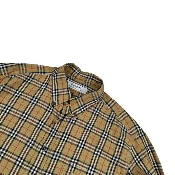 Burberry Nova Check Button Up Shirt - Large