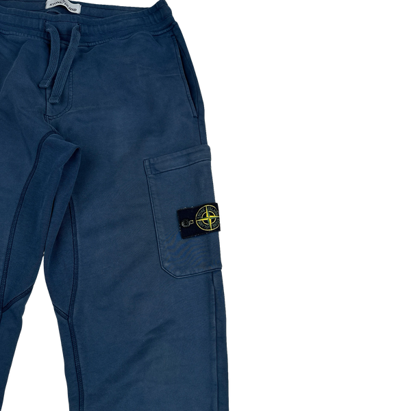 Stone Island 2019 Blue Slim Fit Cotton Joggers - Medium