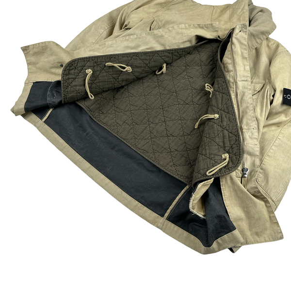 Stone Island 2004 Vintage Lino Flax Nylon Blend Jacket - Medium