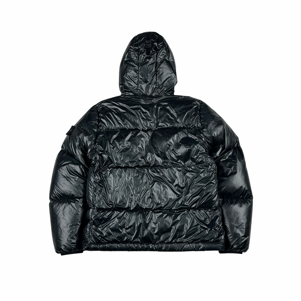Stone Island 2017 Dark Green Pertex Quantum Y Down Puffer Jacket - Large