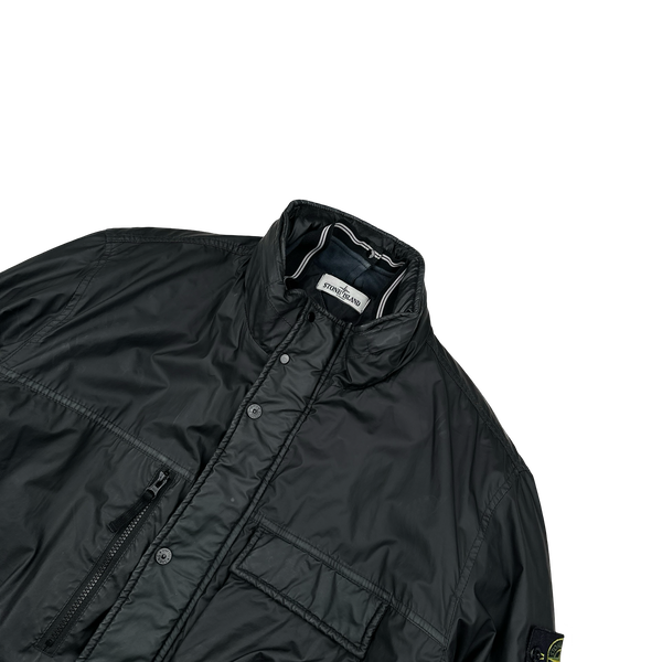 Stone Island 2012 Charcoal Mussola Gommata Field Jacket - 3XL
