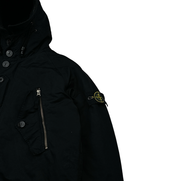 Stone Island 2009 Black David TC Down Lined Jacket - XL