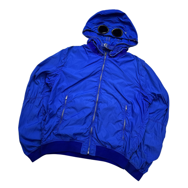 CP Company 2009 Blue Nylon Goggle Jacket - XXL