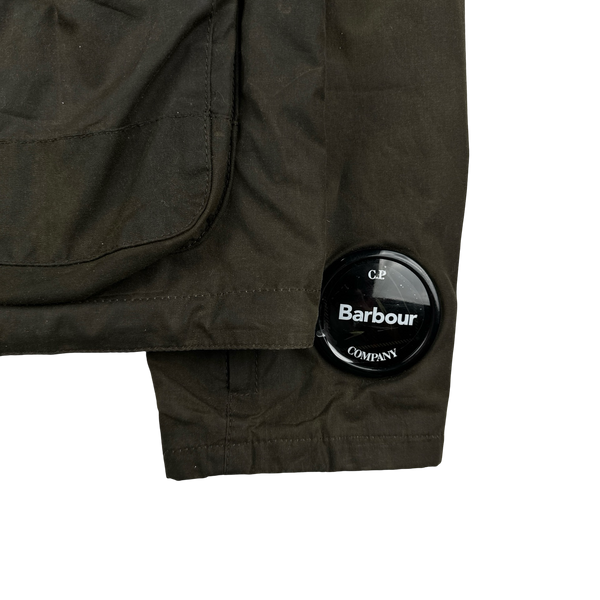 CP Company x Barbour Multi Pocket 500 Mille Waxed Jacket - Large