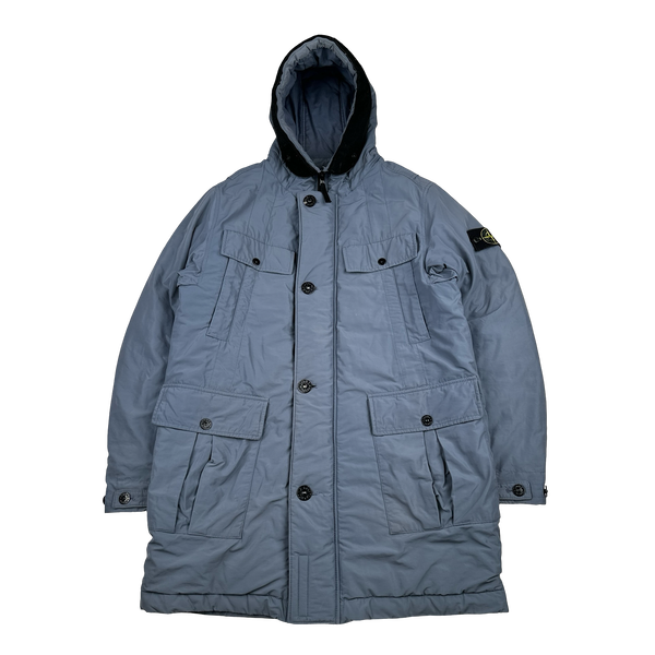 Stone Island Lilac 2019 Micro Reps Primaloft Parka Jacket - Medium