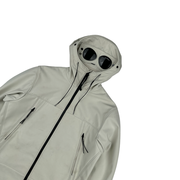 CP Company Off White Lined Soft Shell Jacket - Small