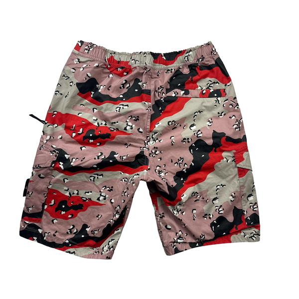 Stone Island 2020 3C+PU Desert Camo Cargo Shorts - 30"