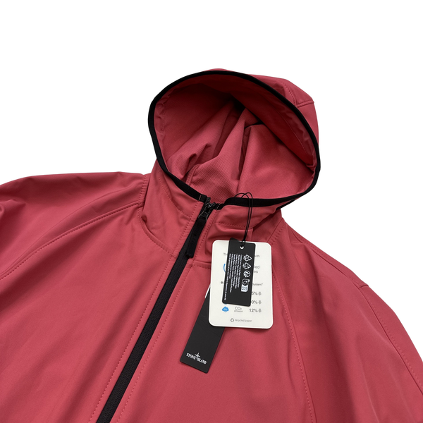 Stone Island 2023 Pink Soft Shell R eDye Technology Jacket - Small