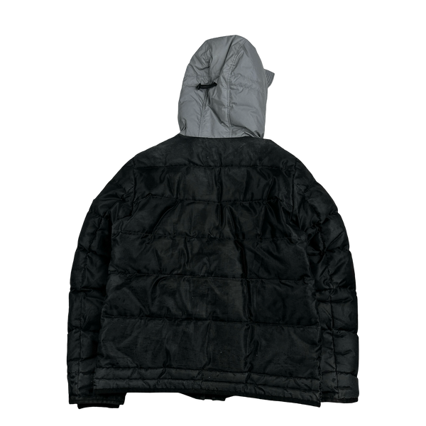 Stone Island 2013 Grey Mesh Reflective Down Jacket - Medium
