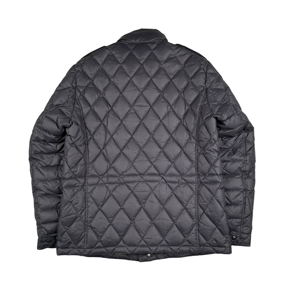 CP Company Early 2000’s Grey Down Quilted Multi Pocket Jacket - XXL
