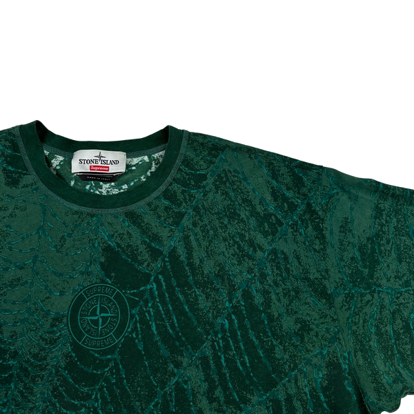 Stone Island x Supreme 2023  Spiderweb T Shirt - XL