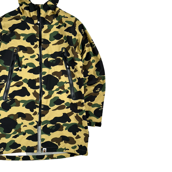 BAPE Goretex Camo Classic Multi-Pocket Long Jacket - Medium