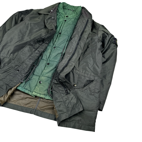 Stone Island Green Vintage 1996 Formula Steel Jacket - Large