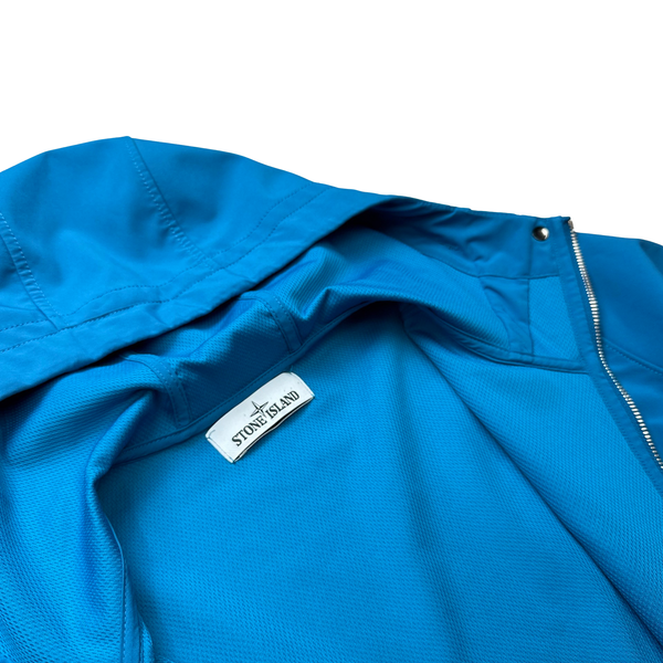 Stone Island 2018 Light Blue Soft Shell Jacket - Large