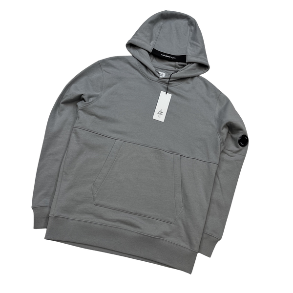 CP Company Stone Grey Lens Viewer Hoodie - Large, XL