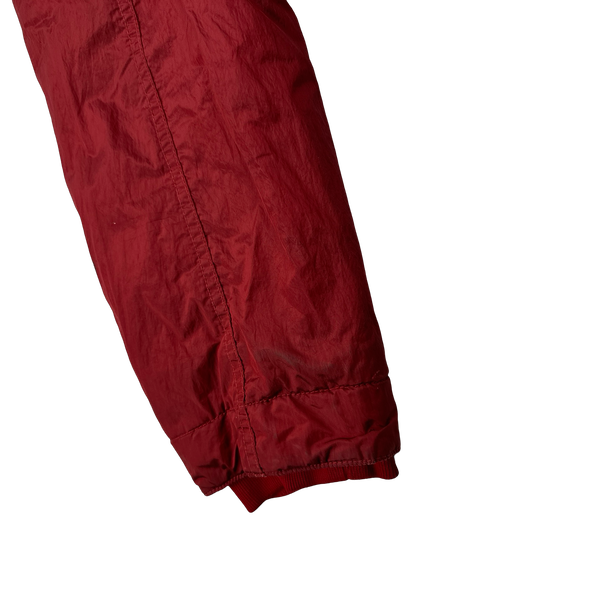 Stone Island x Nike Red Mussola Gommata Nylon Metal Jacket - XL