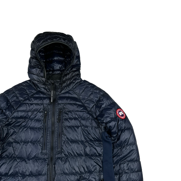 Canada Goose Navy Premium Down Hybridge Puffer Jacket - Large