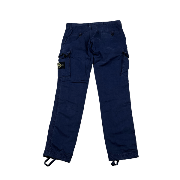 Stone Island 2012 Navy Blue Cargo Trousers - 33"