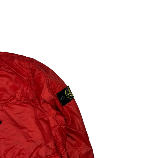 Stone Island 2013 Red Micro Rip Stop Tyveck Shield Jacket - XXL