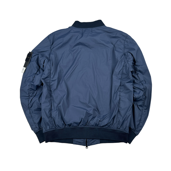 Stone Island 2022 Navy Nylon Skin Touch TC Polartec Jacket - Small