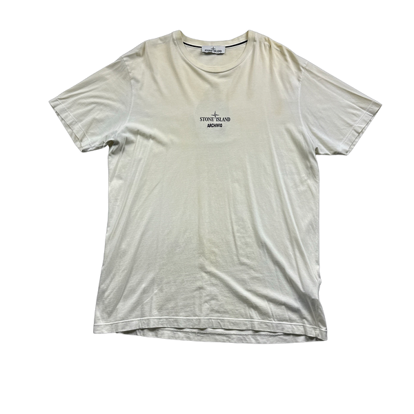 Stone Island 2016 Pure Metal Archivo Short Sleeve T Shirt - XL