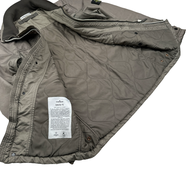 Stone Island Dark Beige Dark TC Military Jacket - Medium