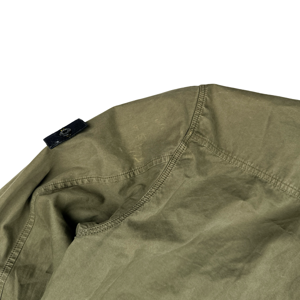 Stone Island 2014 Khaki Cotton Overshirt - Large