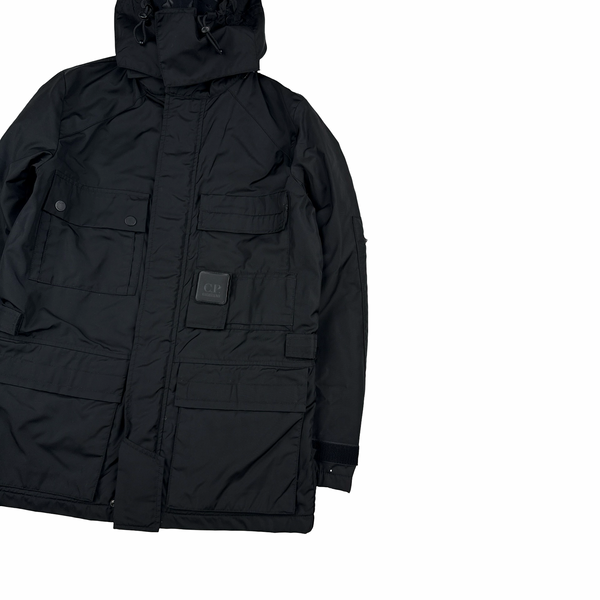 CP Company 2010 Metropolis Black Multi Pocket Face Mask Lined Jacket - Small