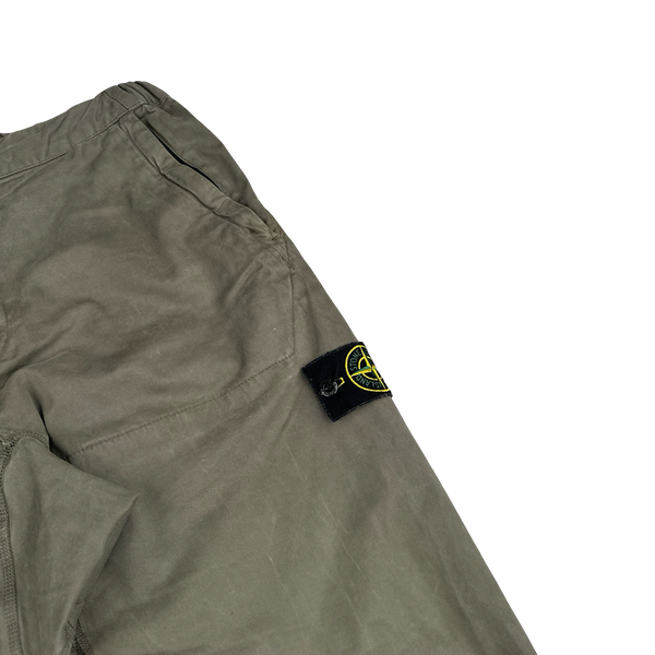Stone Island 2018 Khaki RE T Cargo Trousers - Large