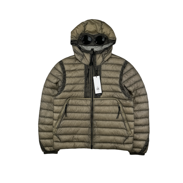CP Company Beige DD Shell Goggle Jacket - Medium & Large