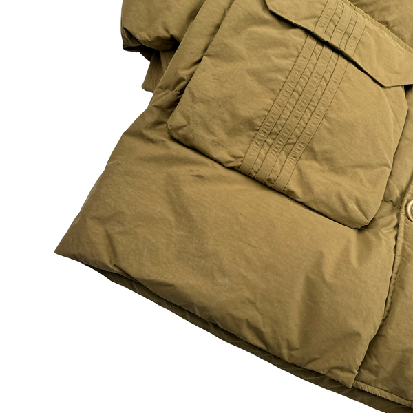 Adidas Spezial X CP Company RARE Sand Thick Puffer Print Lined Jacket - XL