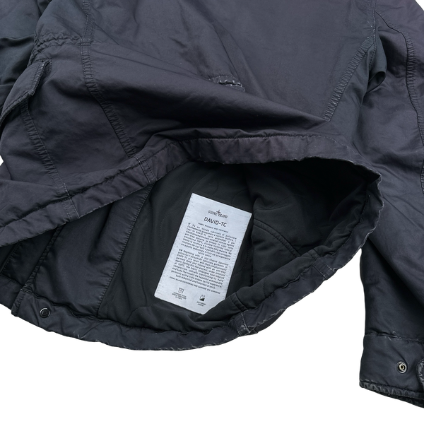 Stone Island 2013 Navy Quilted David TC Field Jacket - Medium