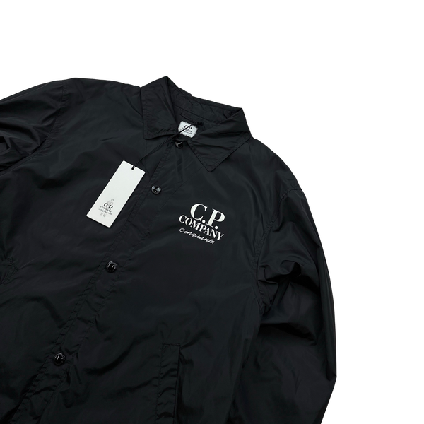 CP Company Cinquanta Nylon Spellout Coach Jacket - Large