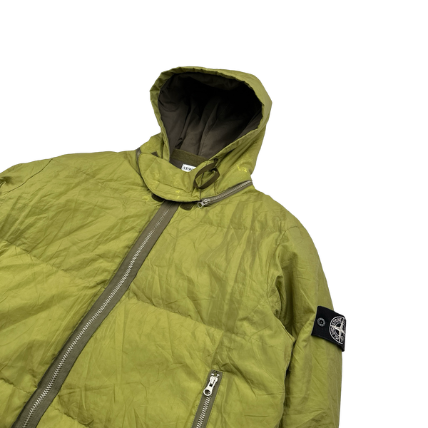 Stone Island AW2000 Hooded Green Pure Metal Shell - XL
