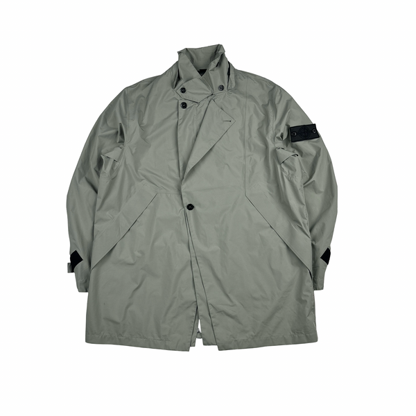 Stone Island 2012 Grey Stealth Goretex Shadow Project Trench Jacket - 3XL
