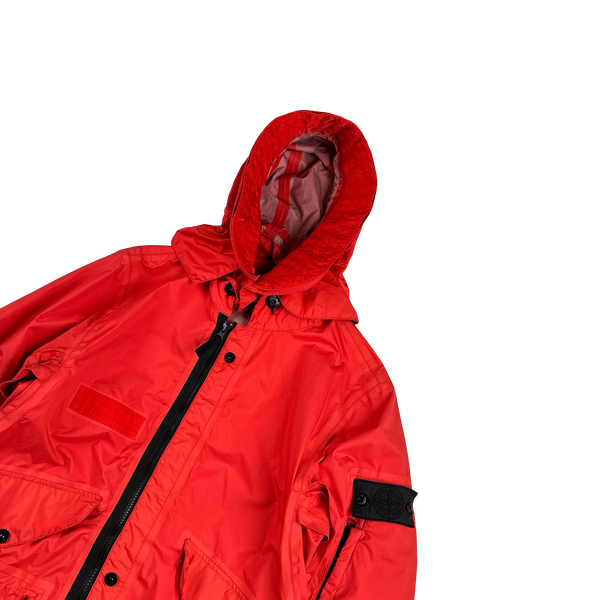 Stone Island 2015 Red Shadow Project Pulver R 3L Fishtail Parka Jacket - Medium