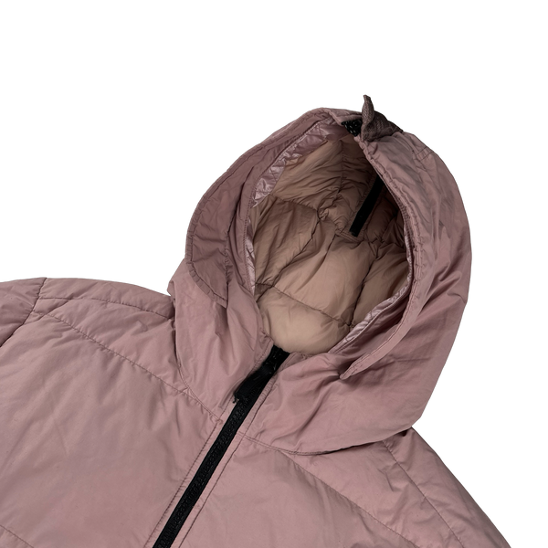 Stone Island 2022 Pink Naslan Light Watro Down TC Puffer - XL