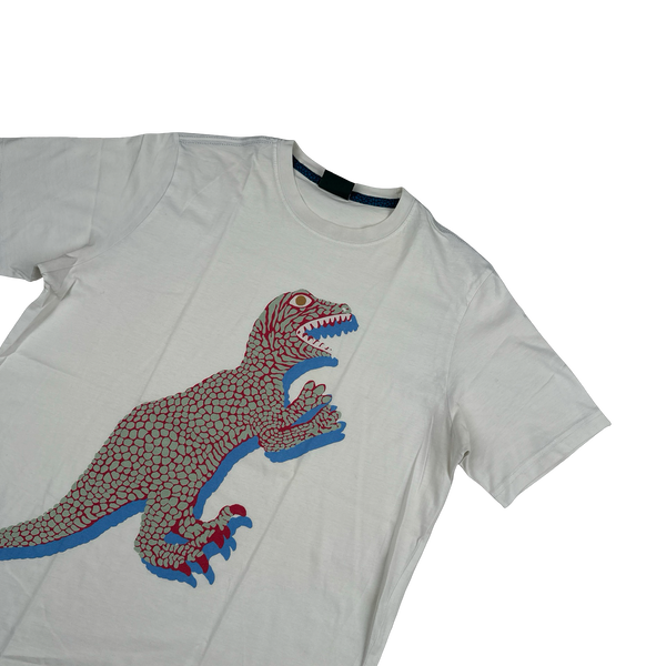 Paul Smith White Dino Short Sleeve T Shirt - Large