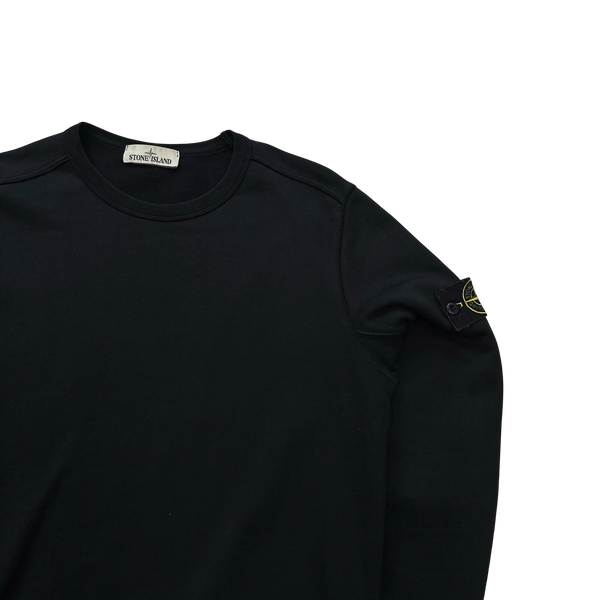 Stone Island 2019 Black Crewneck Sweatshirt - Small