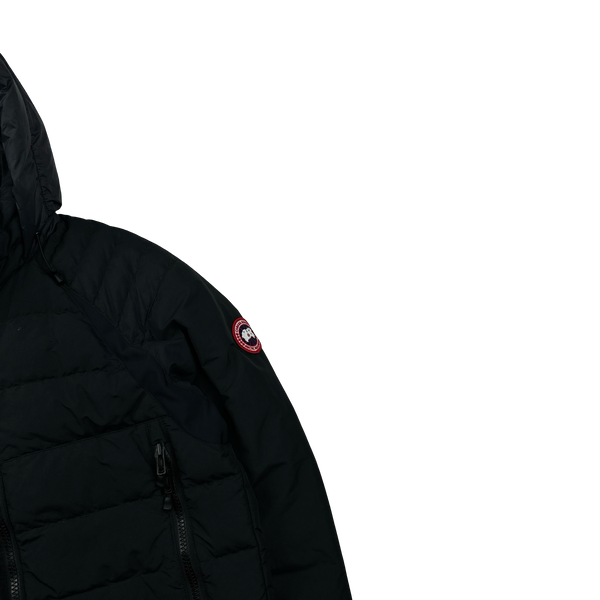 Canada Goose Black Premium Down Hybridge Base Puffer Jacket - Medium